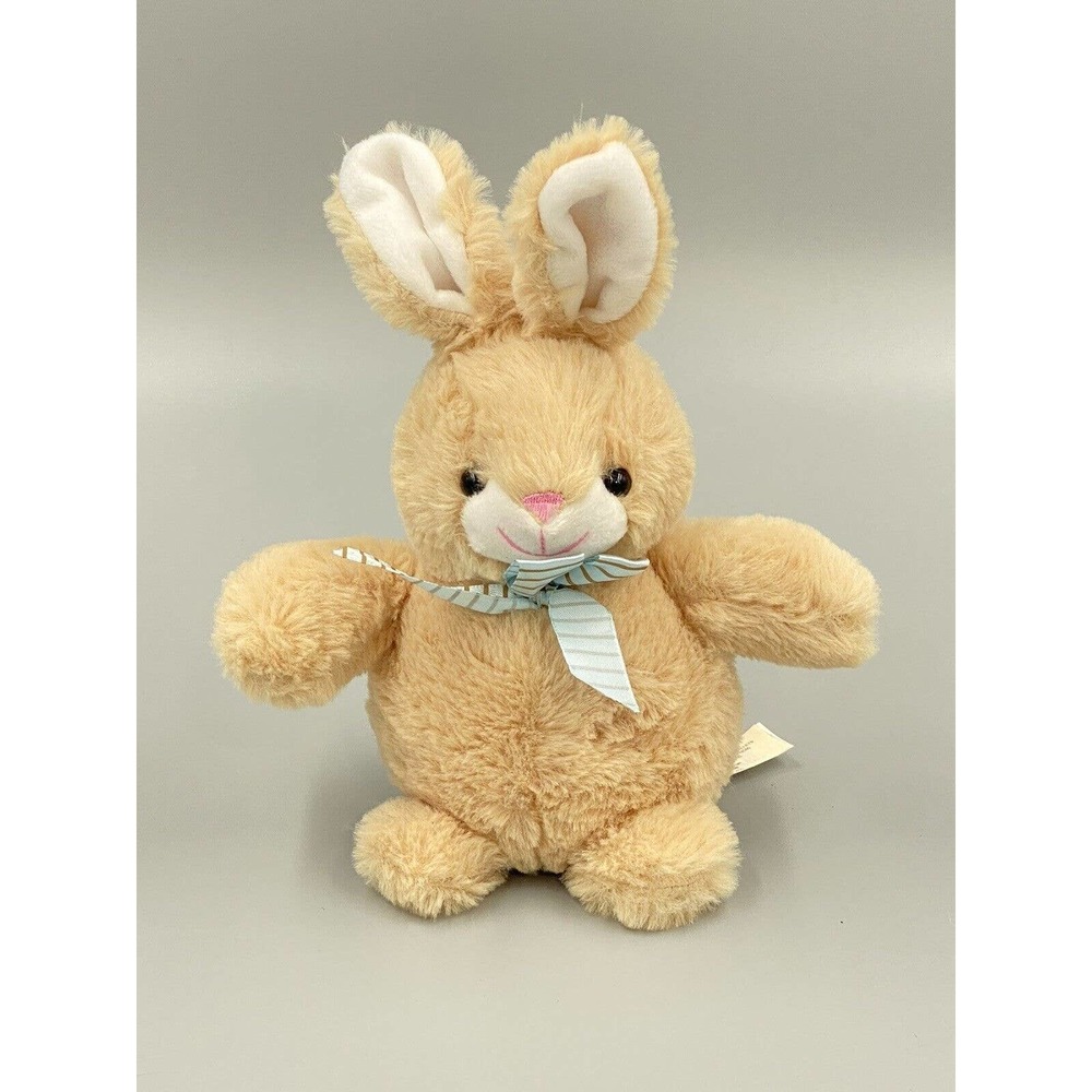Dan Dee 9” Tan Bunny Rabbit Plush High Ears Stuffed Animal Toy